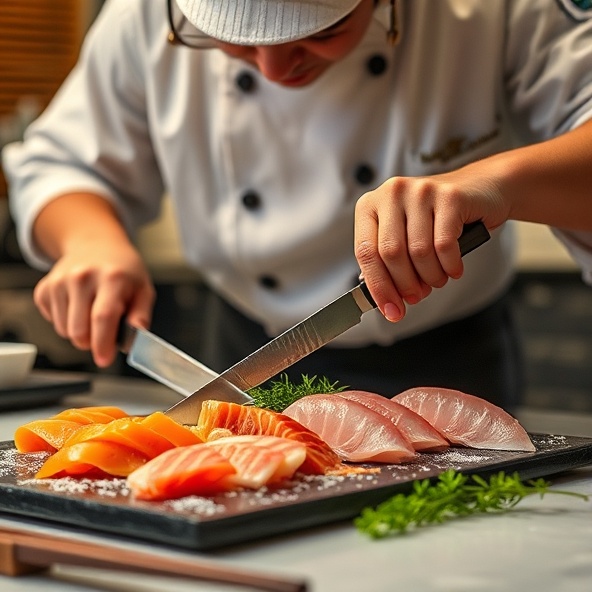Chef Preparing Food